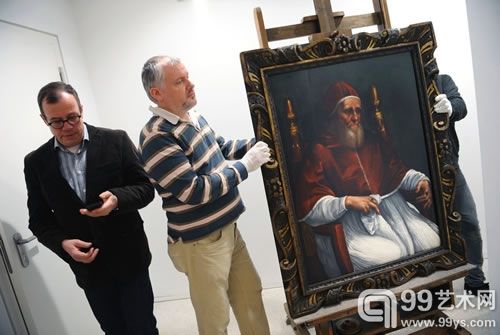 施泰德美術館獲拉斐爾原創作品“教皇朱利葉斯二世Pope Julius II ”