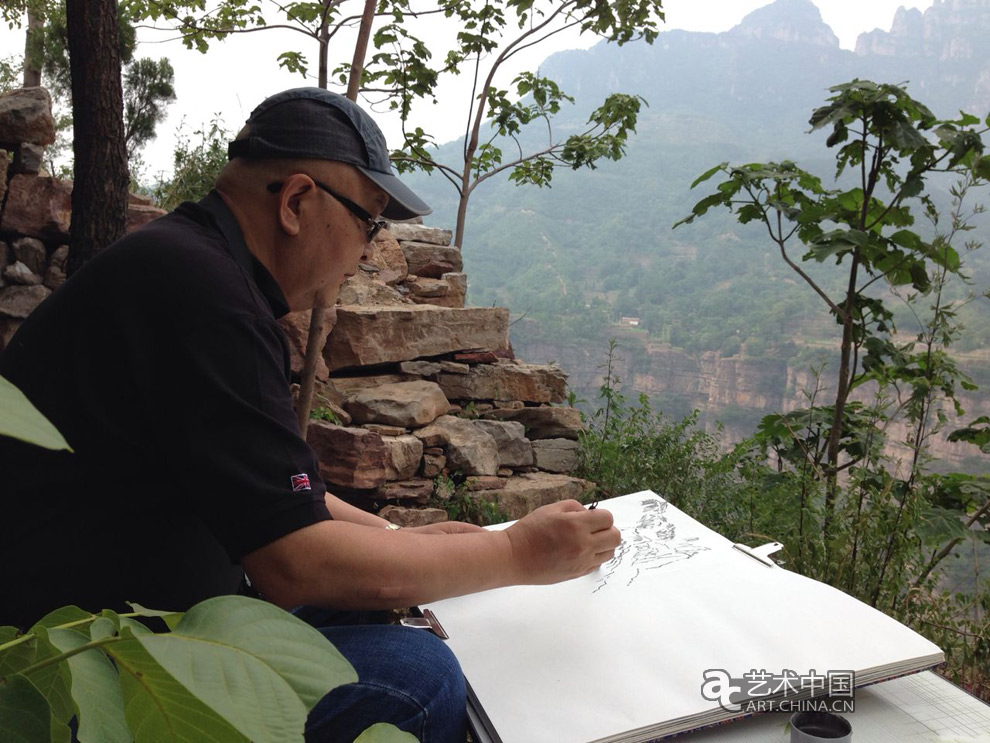 中外藝術(shù)家,太行對話,河南林州,中國,國家畫院,中國,互聯(lián)網(wǎng),新聞中心,國務(wù)院新聞辦公室,國家,旅游局